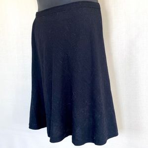 Black Skirt, knee length, handmade.
